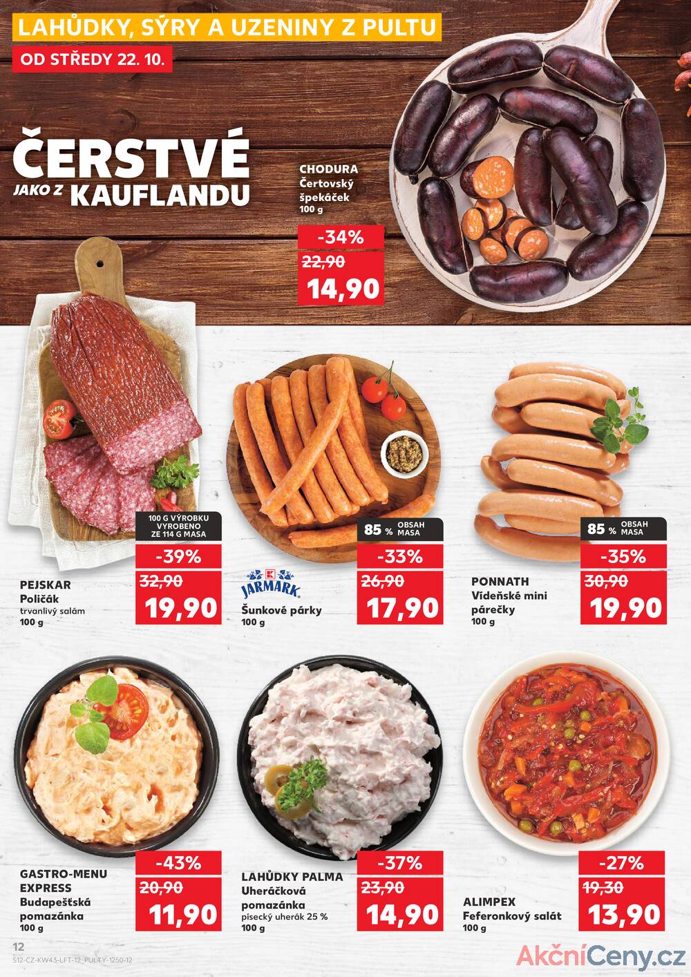 Leták Kaufland - Kaufland 22.10. - 27.10. - Kaufland - Prachatice - strana 12