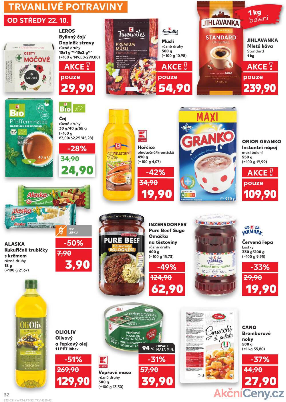 Leták Kaufland - Kaufland 22.10. - 27.10. - Kaufland - Prachatice - strana 32