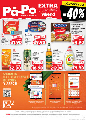 Kaufland 22.10. - 27.10. - Kaufland - Prachatice
