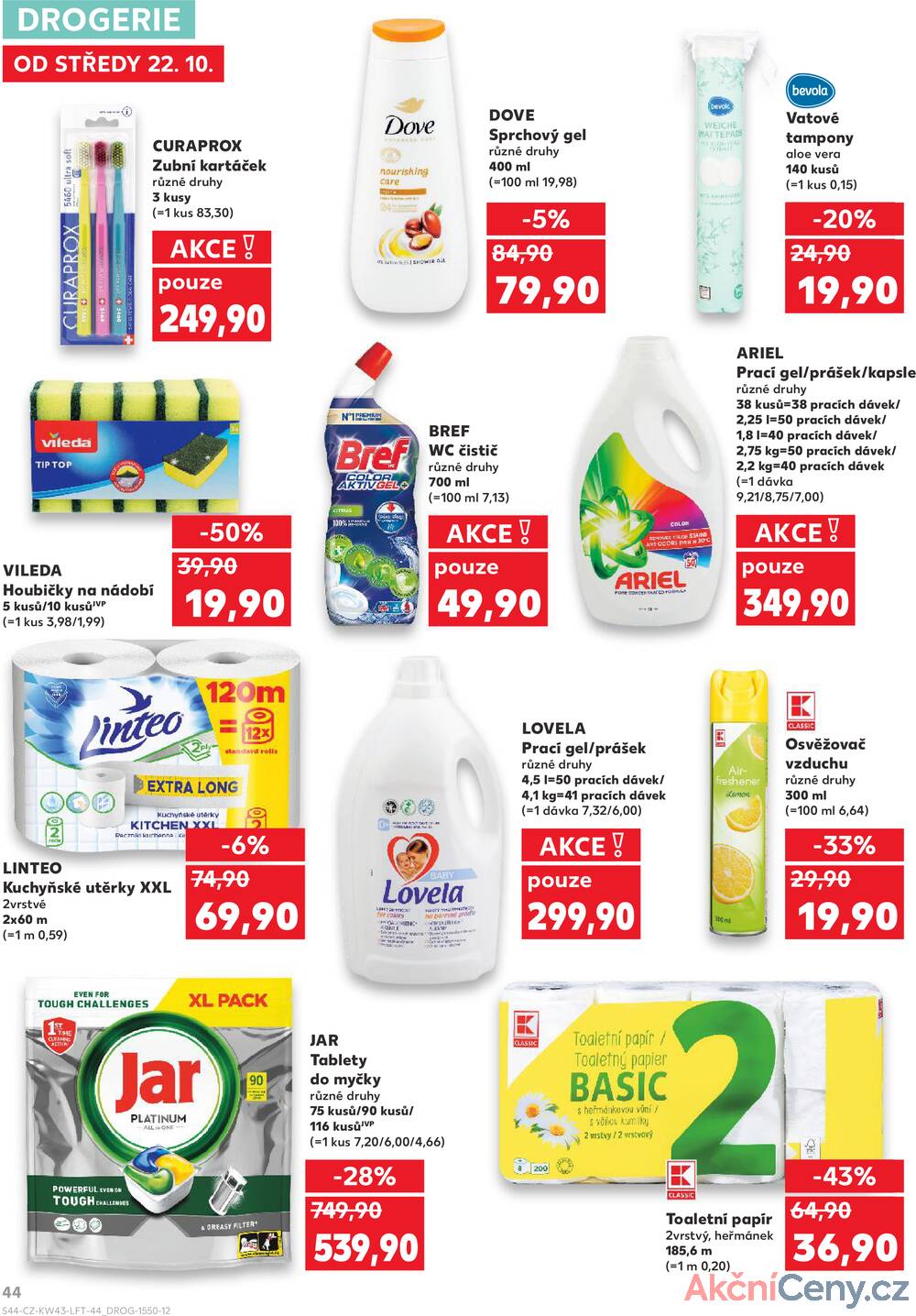 Leták Kaufland - Kaufland 22.10. - 27.10. - Kaufland - Praha 6 (Podbaba) - strana 44