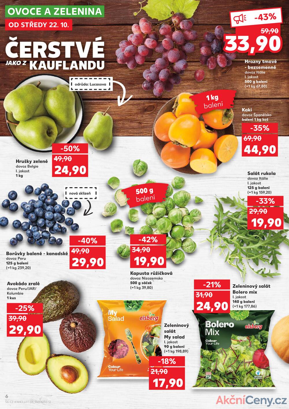 Leták Kaufland - Kaufland 22.10. - 27.10. - Kaufland - Beroun - strana 6