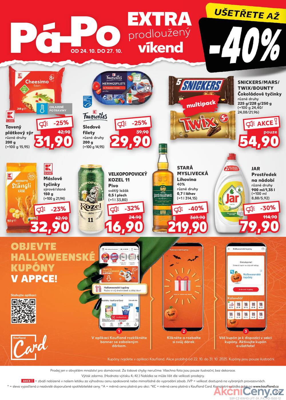 Leták Kaufland - Kaufland 22.10. - 27.10. - Kaufland Turnov Sobotecká - strana 59