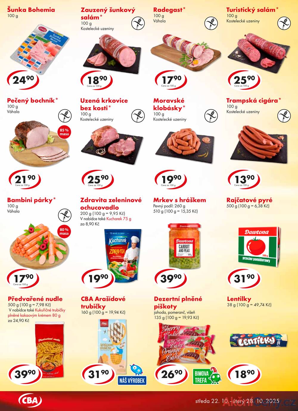 Leták CBA - CBA Premium od 22.10. do 28.10.2025 - strana 3 Leták CBA - CBA Premium od 22.10. do 28.10.2025 - strana 3