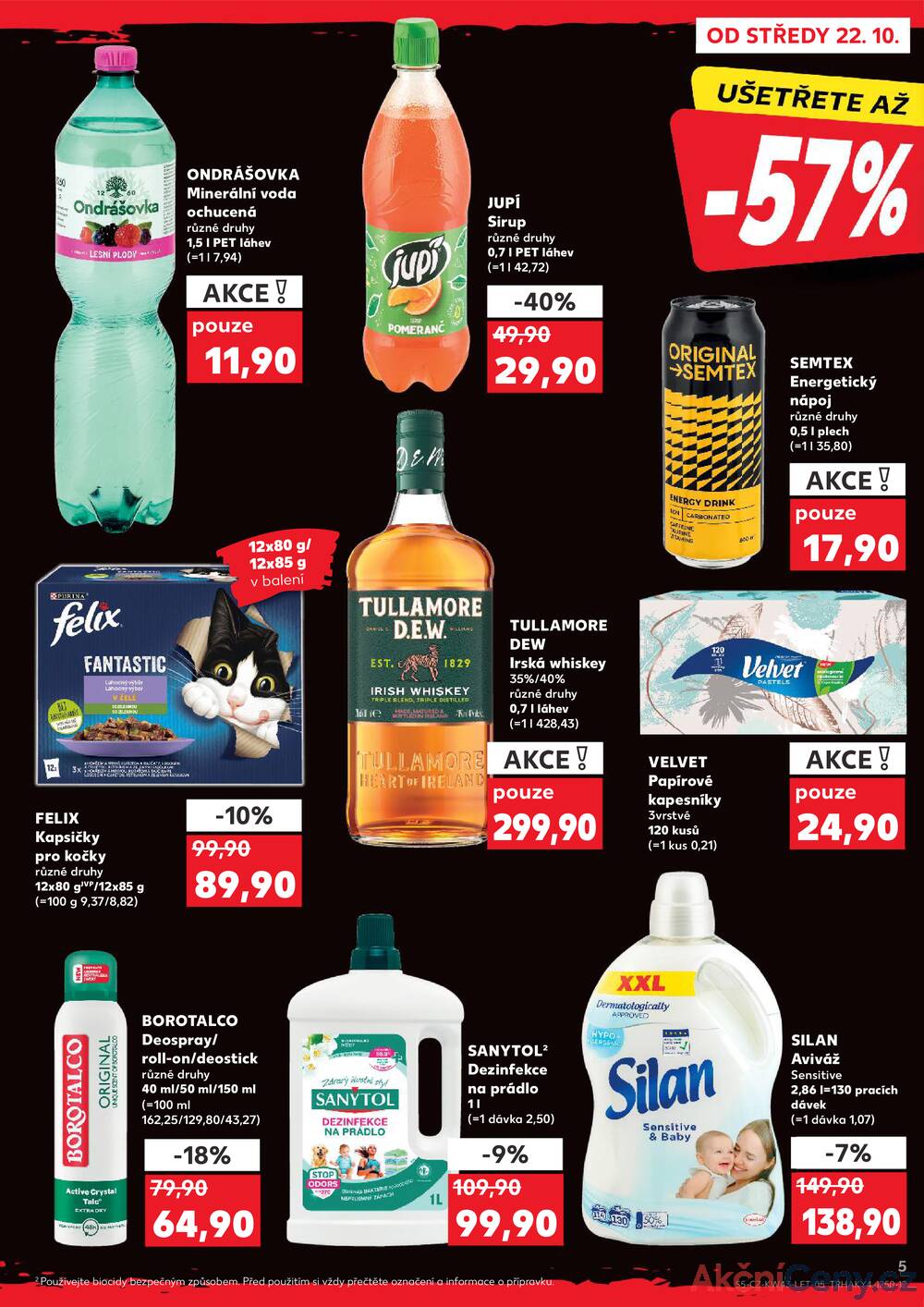 Leták Kaufland - Kaufland 22.10. - 27.10. - Kaufland - Prostějov (Okružní ulice) - strana 5