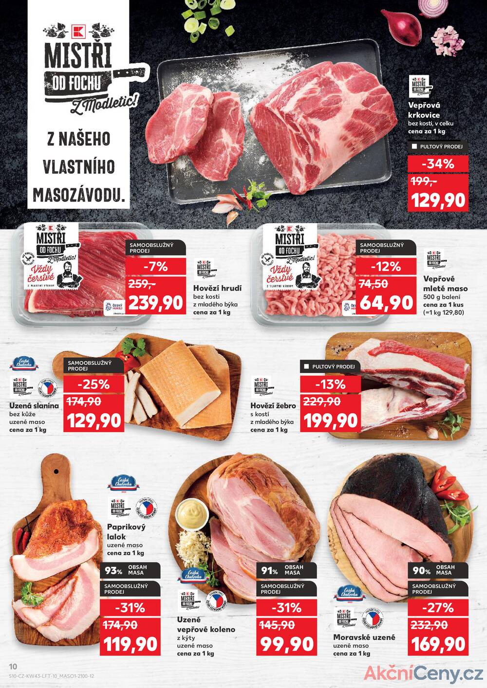 Leták Kaufland - Kaufland 22.10. - 27.10. - Kaufland - Benešov - strana 10