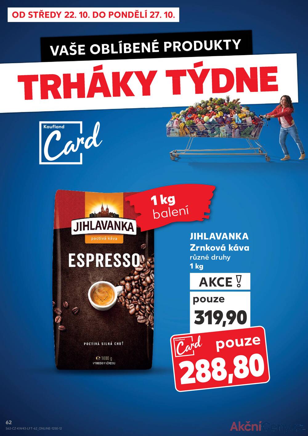 Leták Kaufland - Kaufland 22.10. - 27.10. - Kaufland - Benešov - strana 62