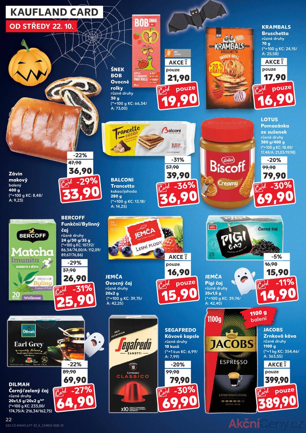 Leták Kaufland - Kaufland 22.10. - 27.10. - Kaufland Poděbrady - U Garáží - strana 22