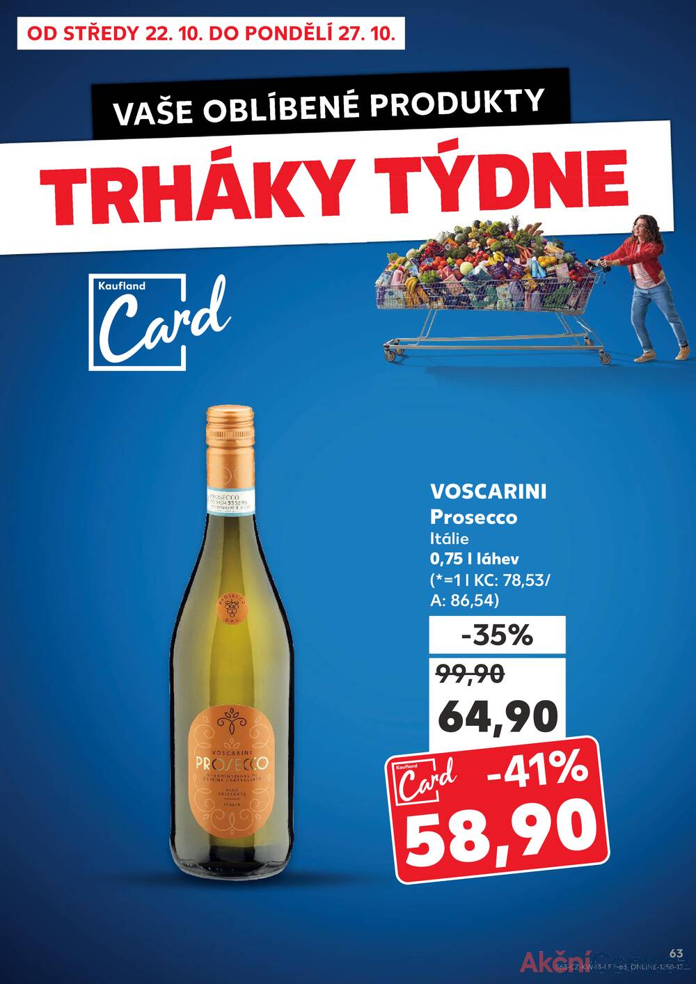 Leták Kaufland - Kaufland 22.10. - 27.10. - Kaufland - Český Krumlov - strana 63