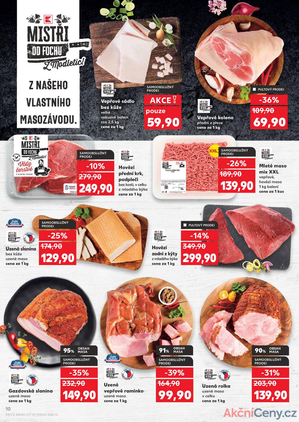 Leták Kaufland - Kaufland 22.10. - 27.10. - Kaufland - Hustopeče (Brněnská) - strana 10