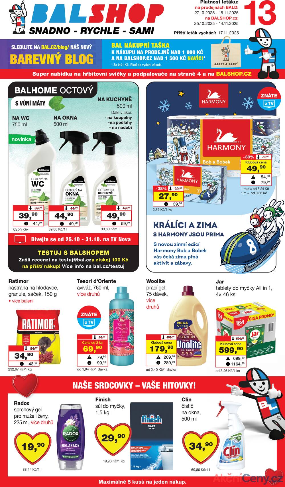 Leták Barvy a laky drogerie 
		  platný do 14.11.2025 - strana 1