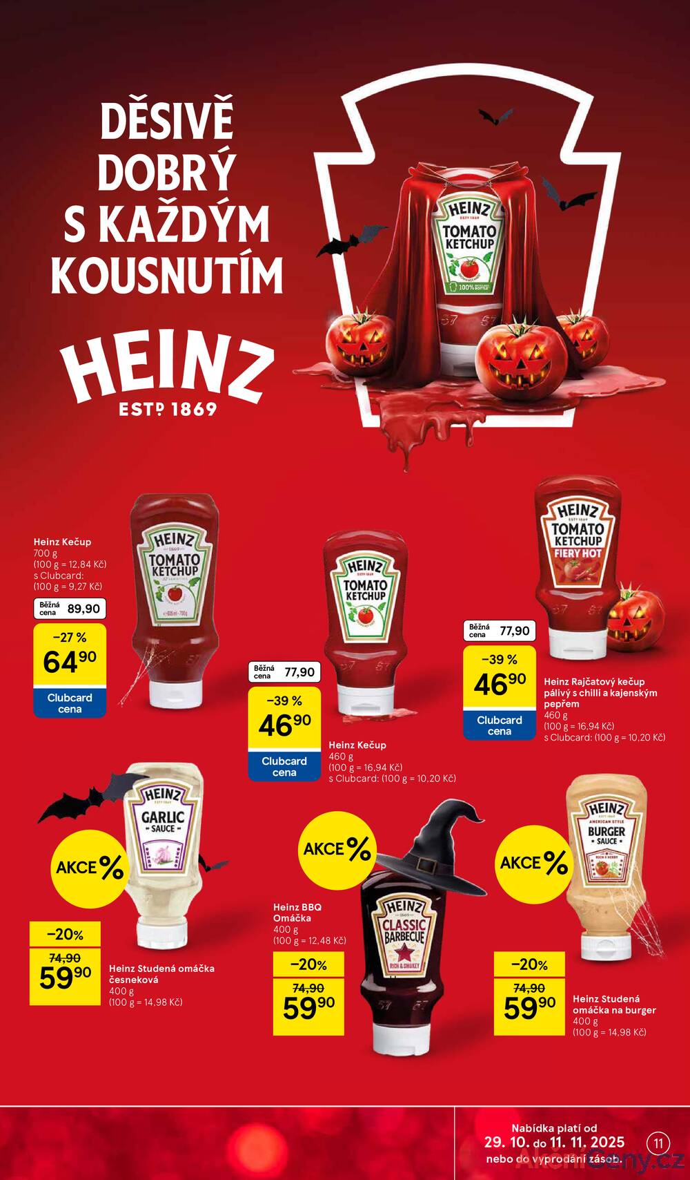Leták Tesco - Tesco malé hypermarkety od 29.10. do 4.11.2025 - strana 11 Leták Tesco - Tesco malé hypermarkety od 29.10. do 4.11.2025 - strana 11