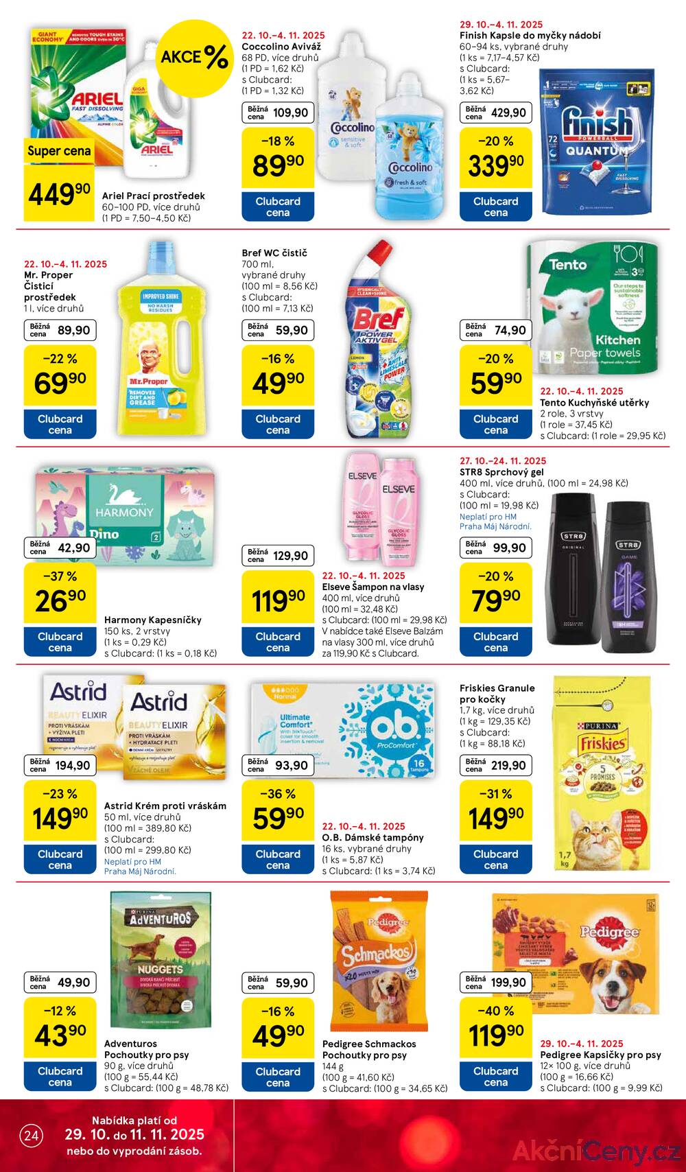 Leták Tesco - Tesco malé hypermarkety od 29.10. do 4.11.2025 - strana 24 Leták Tesco - Tesco malé hypermarkety od 29.10. do 4.11.2025 - strana 24