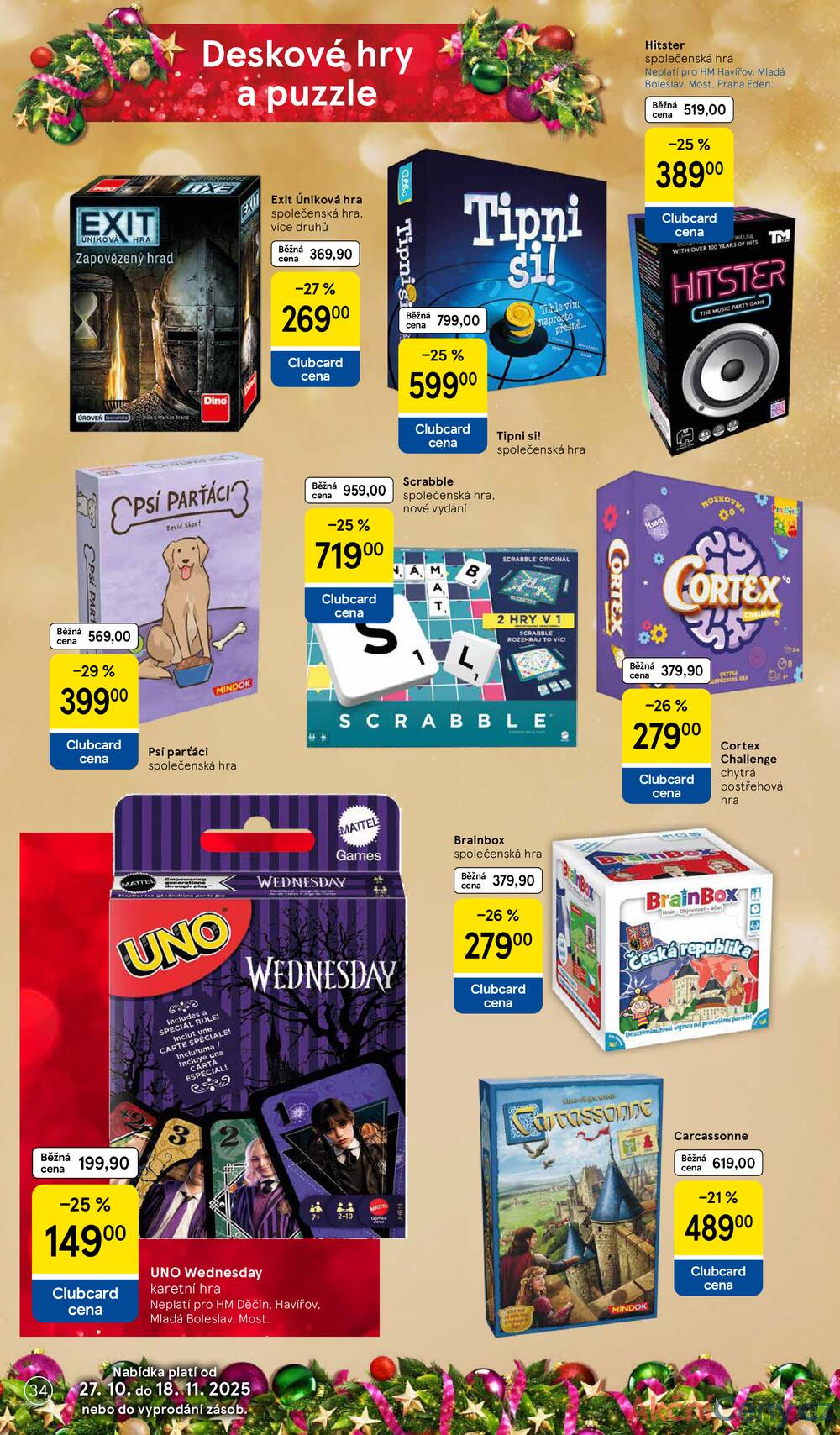 Leták Tesco - Tesco SPECIÁL velké hypermarkety  od 27.10. do 17.11.2025 - strana 34 Leták Tesco - Tesco SPECIÁL velké hypermarkety  od 27.10. do 17.11.2025 - strana 34