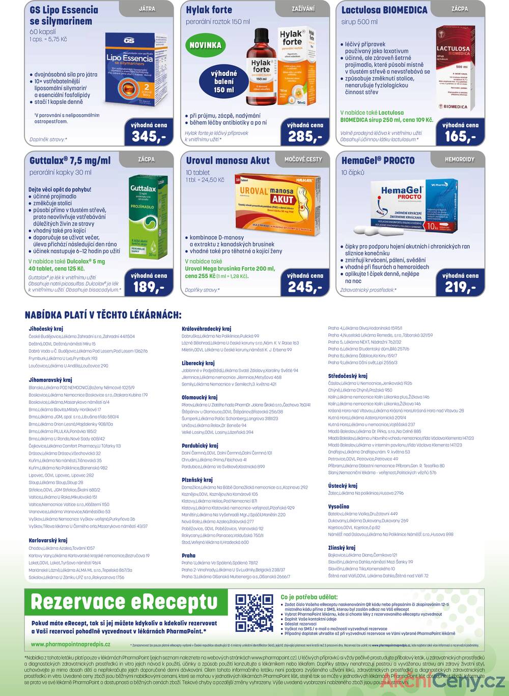 Leták PharmaPoint
platný do 30.11.2025 - strana 6