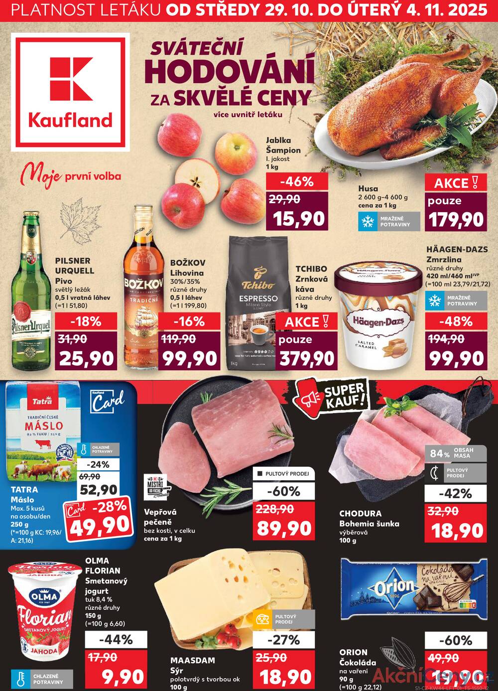 Leták Kaufland - Kaufland 28.10. - 4.11. - Kaufland - Uherské Hradiště - strana 1