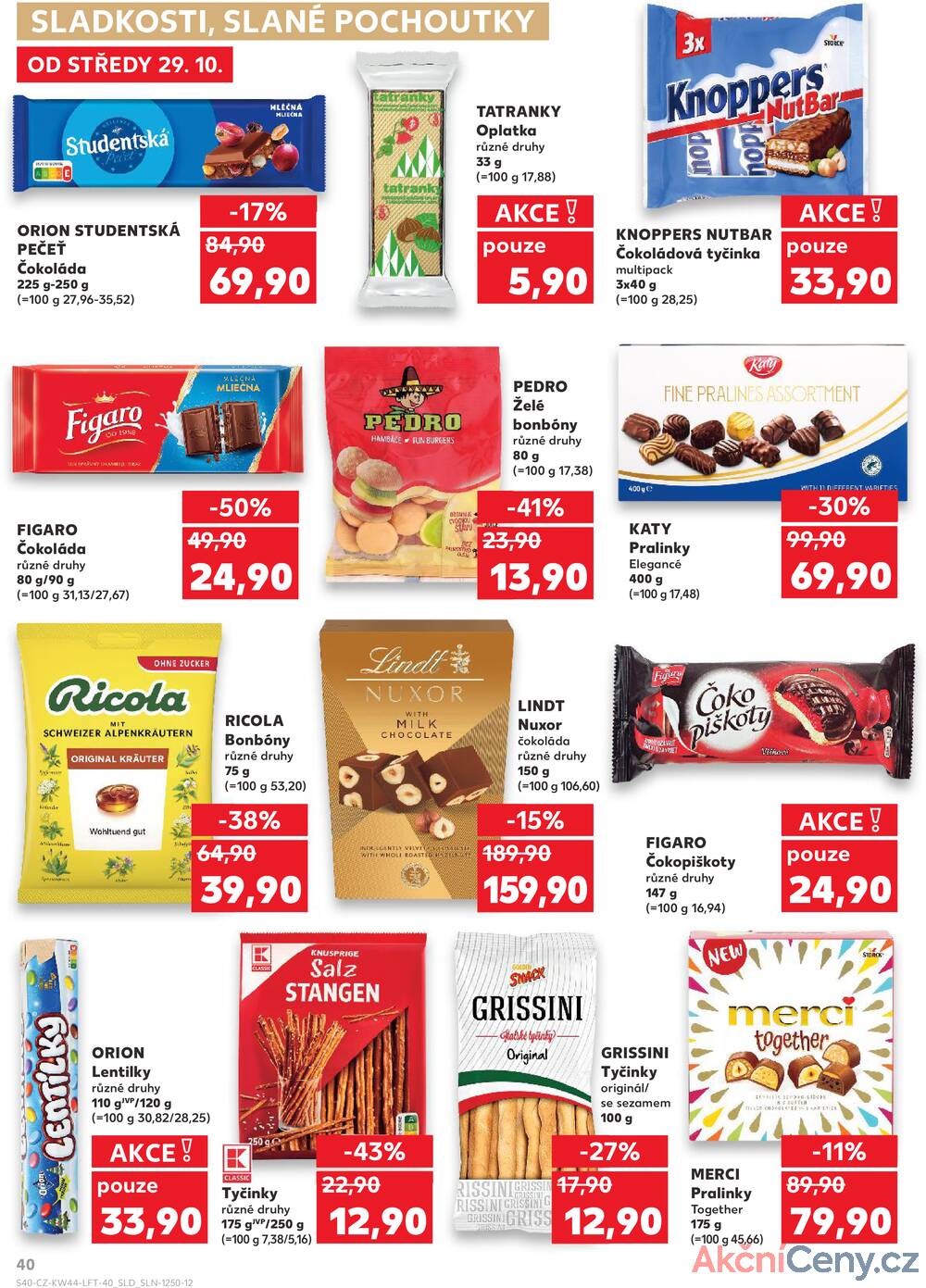 Leták Kaufland - Kaufland 28.10. - 4.11. - Kaufland - Havlíčkův Brod - strana 40 Leták Kaufland - Kaufland 28.10. - 4.11. - Kaufland - Havlíčkův Brod - strana 40