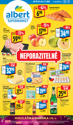 Leták Albert Supermarket Jihomoravský od 29.10. do 4.11.2025