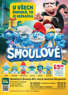 Billa  od 29.10. do 4.11.2025