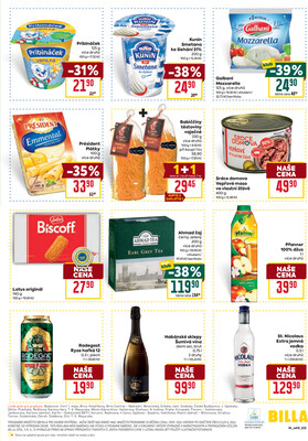 Billa malý leták od 29.10. do 4.11.2025