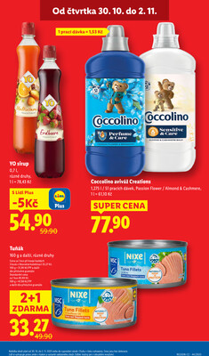 Lidl Čtvrtek od 30.10. do 2.11.2025