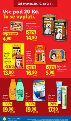 Lidl Čtvrtek od 30.10. do 2.11.2025
