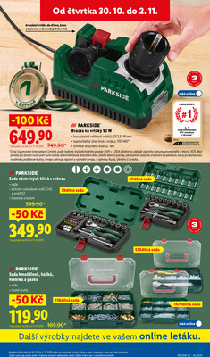 Lidl Čtvrtek od 30.10. do 2.11.2025