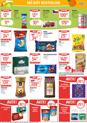 Akční leták Globus 29.10. - 4.11.2025 - Globus Praha - Zličín