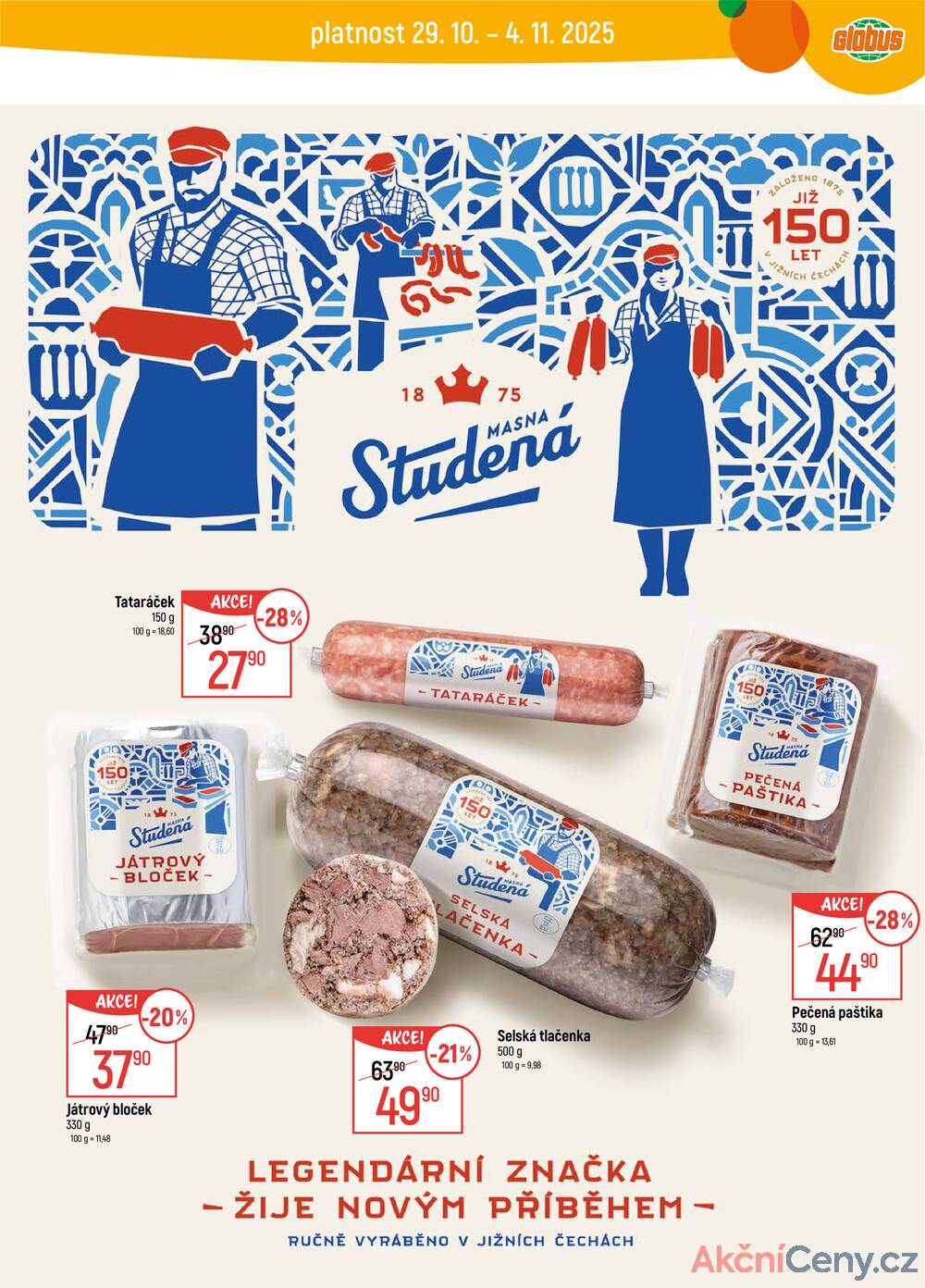 Leták Globus - Akční leták Globus 29.10. - 4.11.2025 - Globus České Budějovice - strana 20
