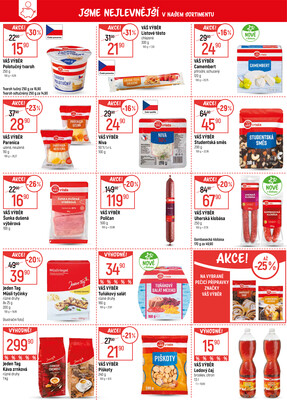 Akční leták Globus 29.10. - 4.11.2025 - Globus České Budějovice