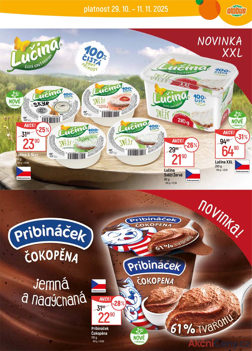 Leták Globus - Akční leták Globus 29.10. - 4.11.2025 - Globus Trmice u Ústí nad Labem - strana 17