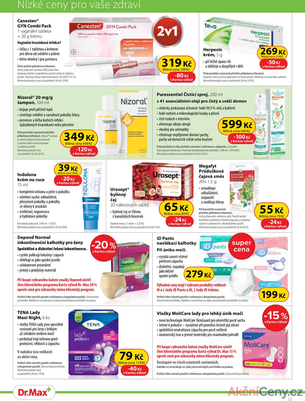 Leták Dr.Max
platný do 30.11.2025 - strana 10