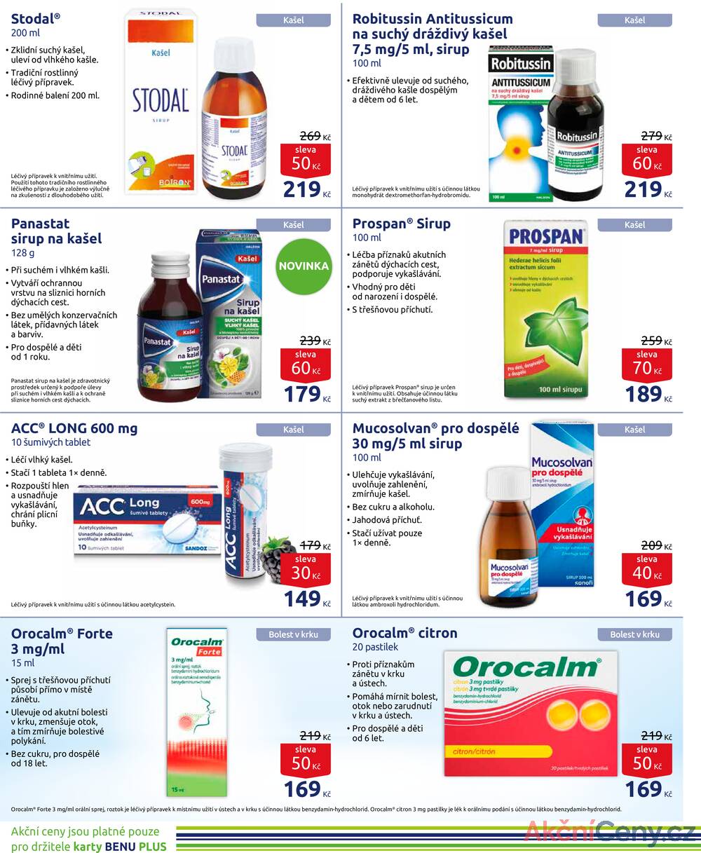 Leták BENU
platný do 30.11.2025 - strana 2