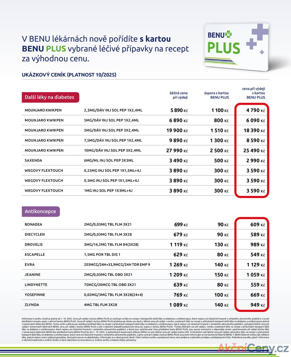 Leták BENU
platný do 30.11.2025 - strana 24