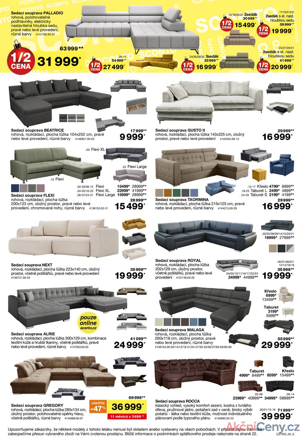 Leták SCONTO Nábytek
platný do 25.11.2025 - strana 4