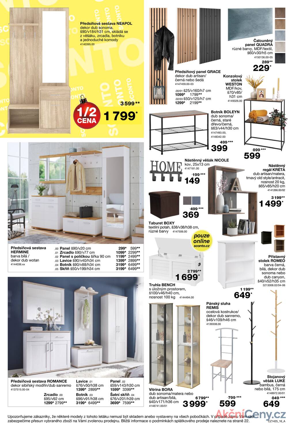 Leták SCONTO Nábytek
platný do 25.11.2025 - strana 16