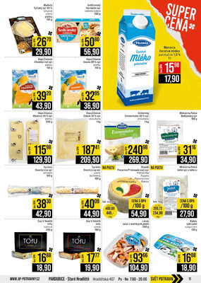 JIP Cash & Carry Brno, Praha, Ostrava, Jilemnice, Pardubice, Ostrava, Karlovy Vary, Olomouc a Zlín od 29.10. do 4.11.2025