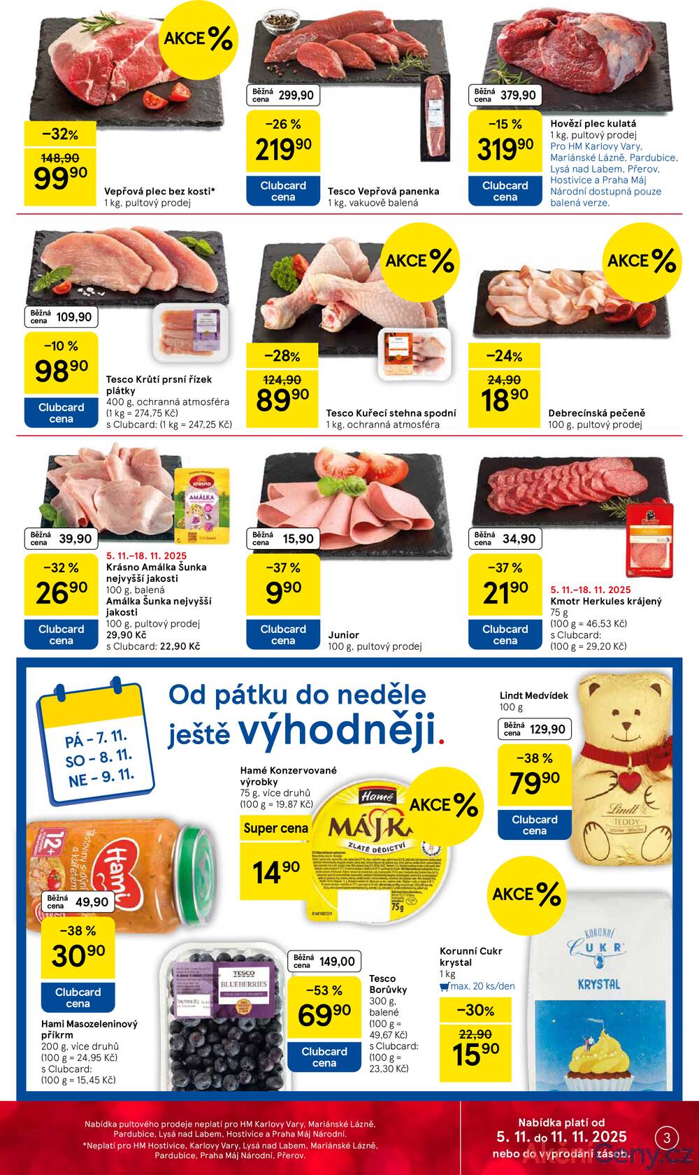 Leták Tesco - Tesco malé hypermarkety od 5.11. do 11.11.2025 - strana 3