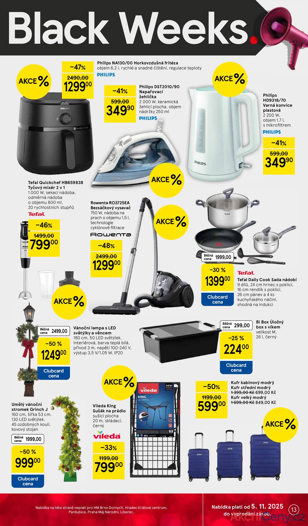 Leták Tesco - Tesco malé hypermarkety od 5.11. do 11.11.2025 - strana 13 Leták Tesco - Tesco malé hypermarkety od 5.11. do 11.11.2025 - strana 13