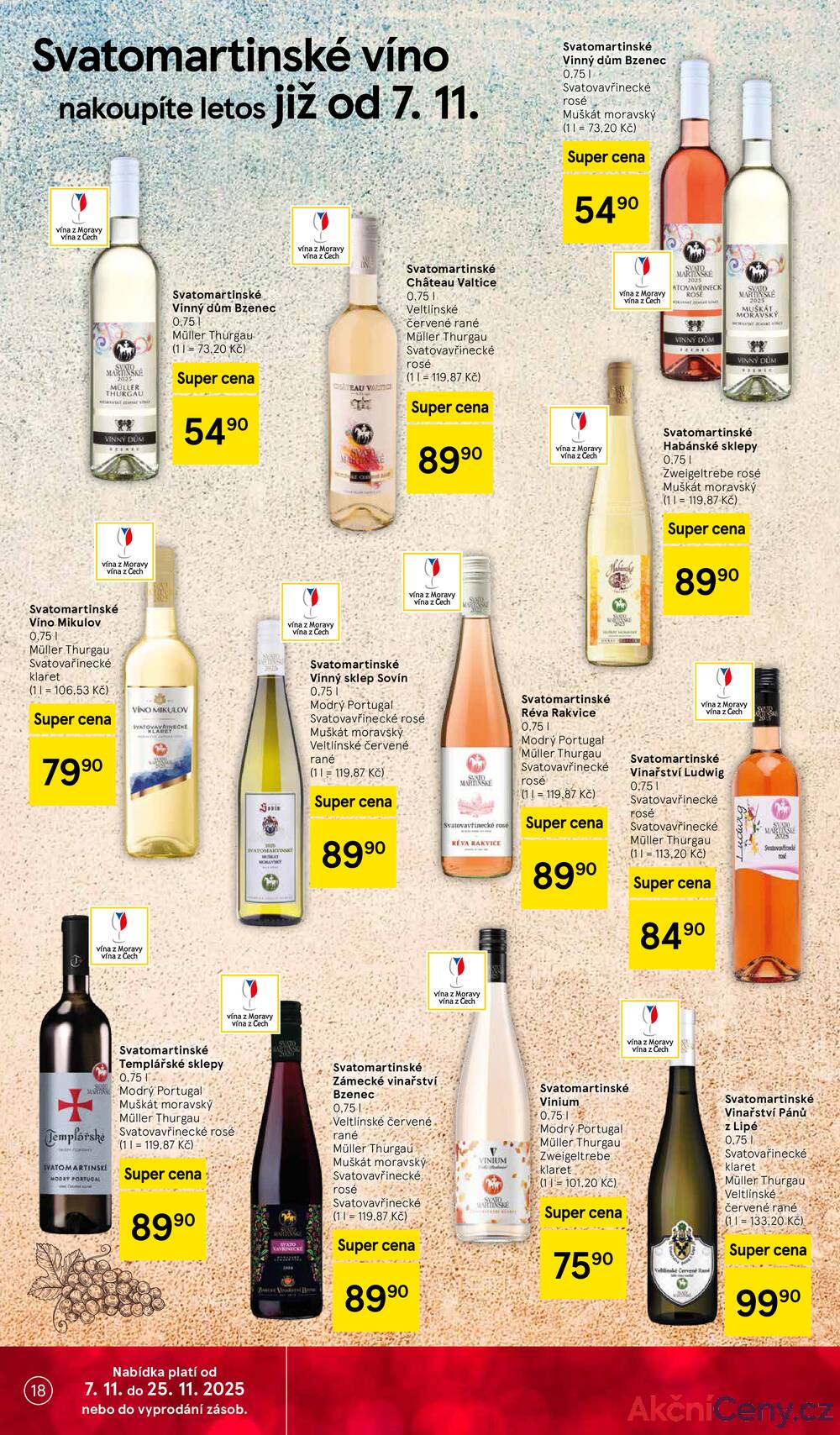 Leták Tesco - Tesco malé hypermarkety od 5.11. do 11.11.2025 - strana 18 Leták Tesco - Tesco malé hypermarkety od 5.11. do 11.11.2025 - strana 18