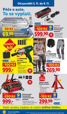 Lidl Spotřební zboží 3.11. - 9.11.