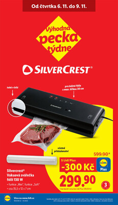 Lidl Čtvrtek od 6.11. do 9.11.2025