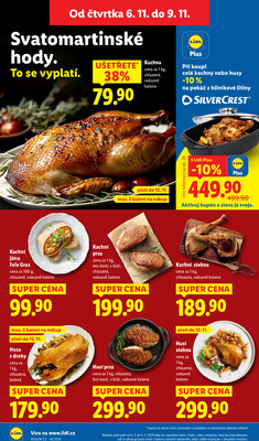 Lidl Čtvrtek od 6.11. do 9.11.2025