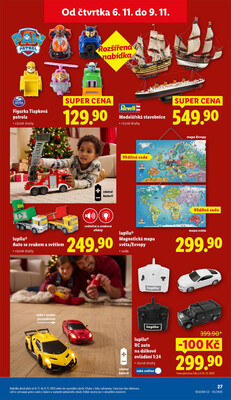 Lidl Čtvrtek od 6.11. do 9.11.2025