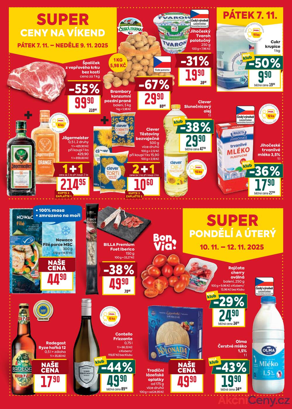 Leták Billa
platný do 11.11.2025 - strana 4