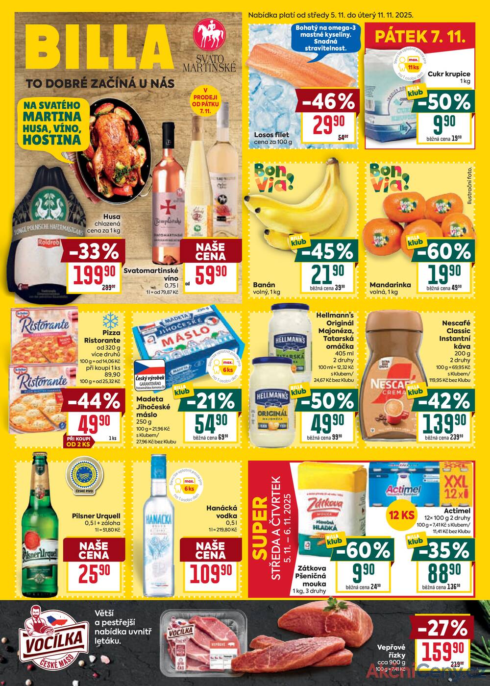 Leták Billa - Billa  od 5.11. do 11.11.2025 - strana 1 Leták Billa - Billa  od 5.11. do 11.11.2025 - strana 1
