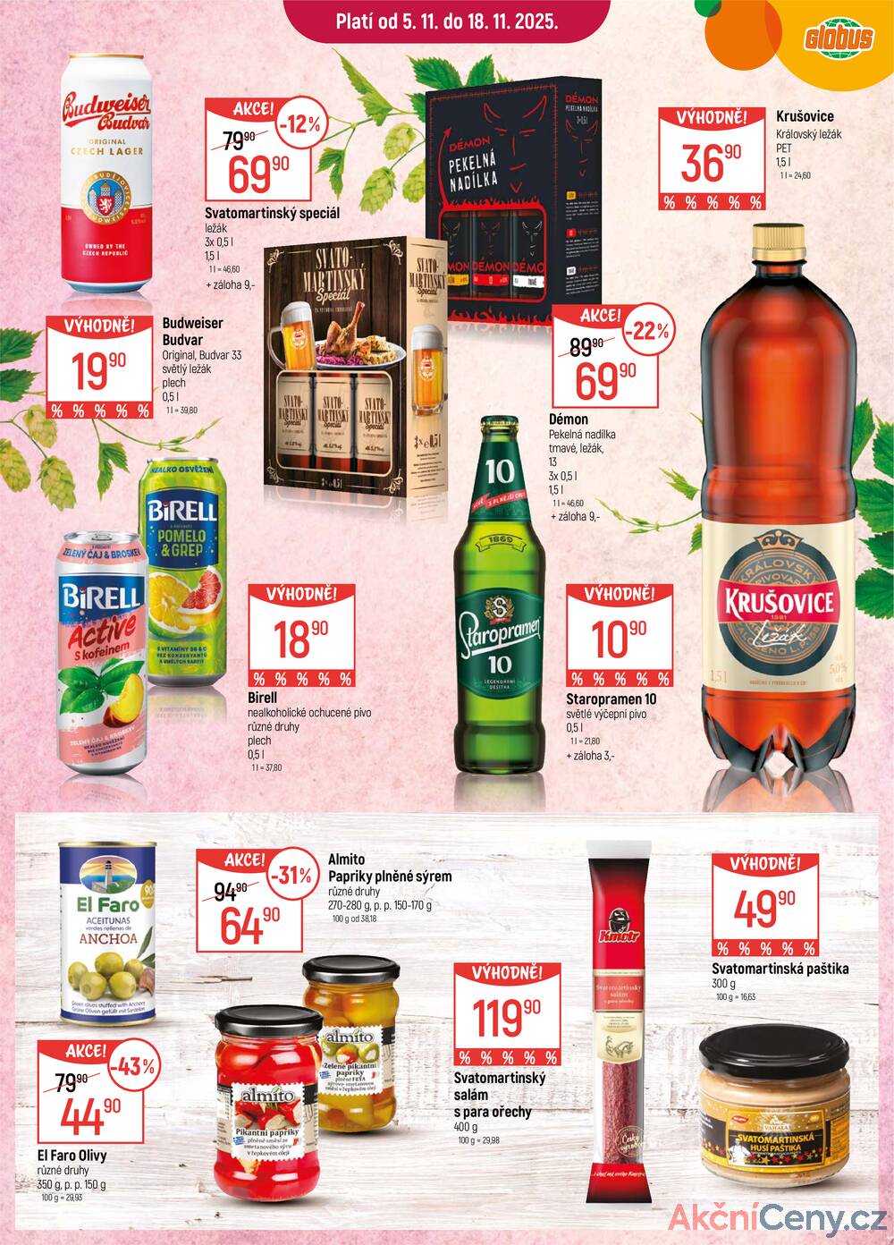 Leták Globus - Akční leták Globus 5.11. - 11.11.2025 - Globus České Budějovice - strana 10 Leták Globus - Akční leták Globus 5.11. - 11.11.2025 - Globus České Budějovice - strana 10