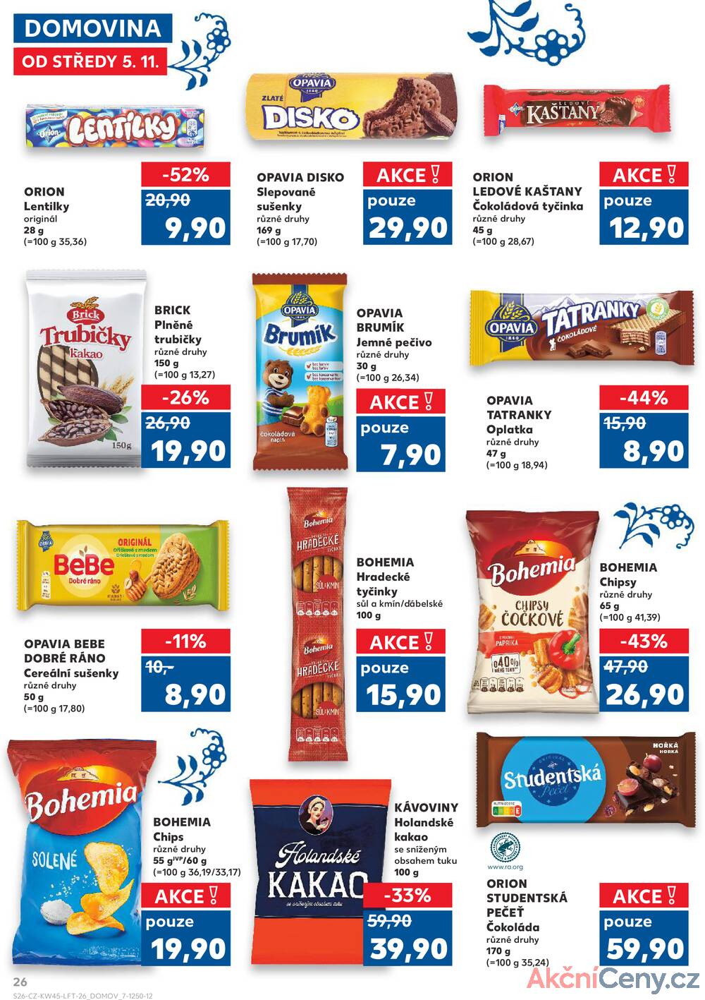 Leták Kaufland - Kaufland 5.11. - 11.11. - Kaufland - Třeboň - strana 26 Leták Kaufland - Kaufland 5.11. - 11.11. - Kaufland - Třeboň - strana 26
