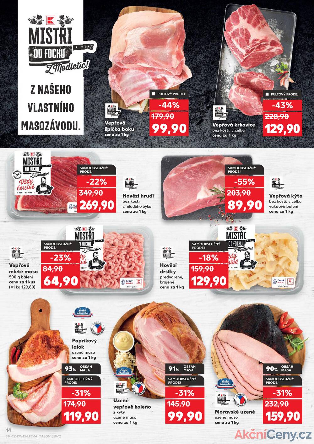 Leták Kaufland - Kaufland 5.11. - 11.11. - Kaufland - Praha 12 (Modřany) - strana 14