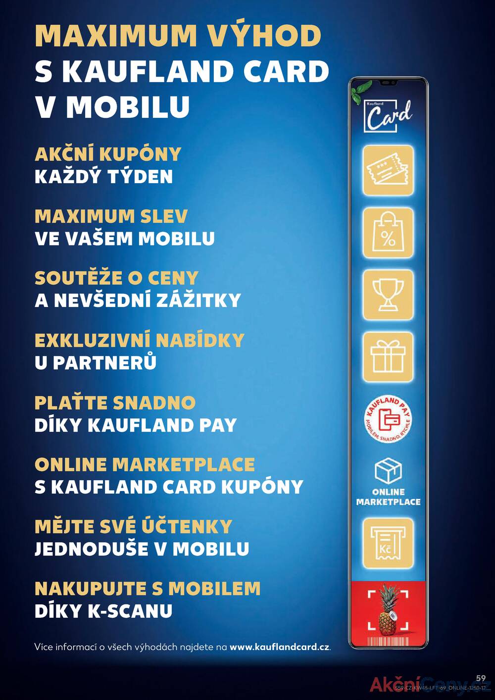 Leták Kaufland - Kaufland 5.11. - 11.11. - Kaufland - Liberec (Dr. M. Horákové) - strana 59