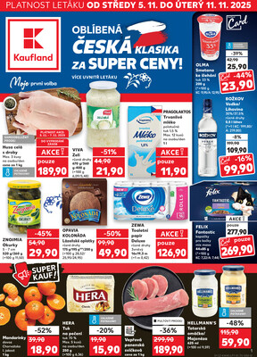 Leták Kaufland 5.11. - 11.11. - Kaufland - Litvínov